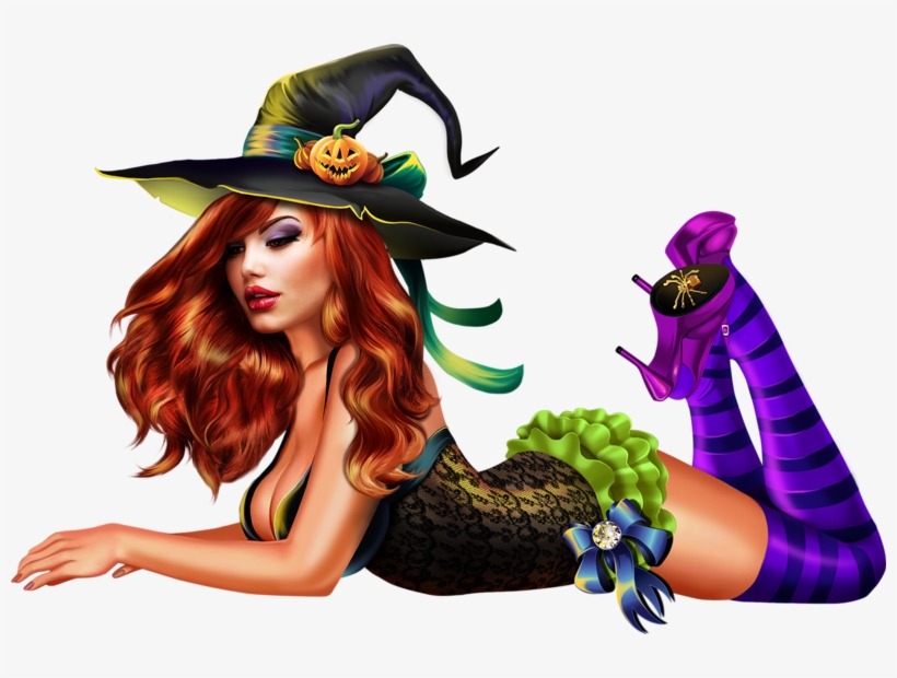 Witch Halloween 3d, transparent png download