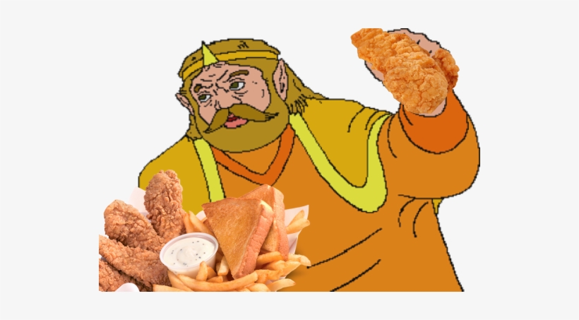 I'm About To Tear Up This Plate Of Chicken Tenders - Zelda Cdi King Png, transparent png download