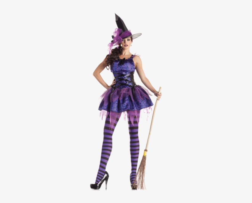 Starry Night Sexy Witch Costume - Halloween Costume Women Witch, transparent png download