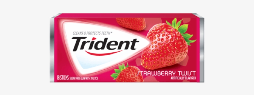 Swedish Fish Bag - Trident Strawberry Twist, transparent png download