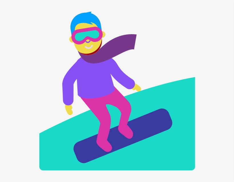 U 1 F 3 C 2 Snowboarder, transparent png download