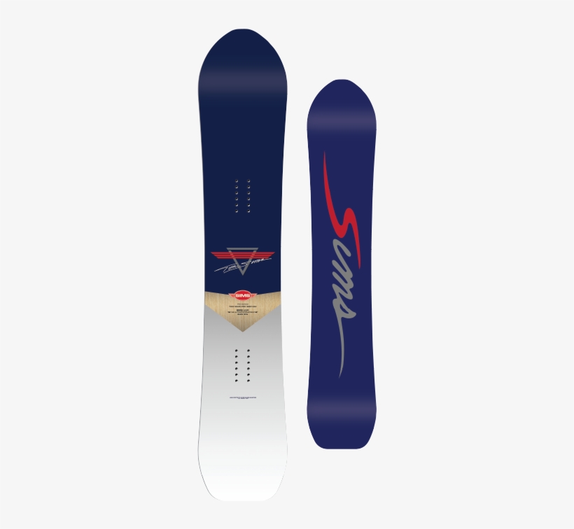 Sims Tom Sims Pro Snowboard Deck - Sims/ Never Summer Sofun 78w, transparent png download