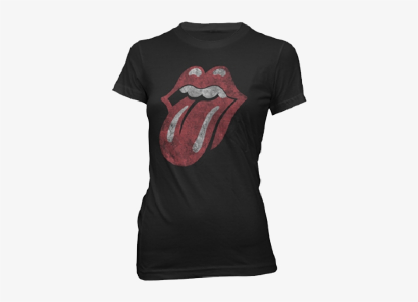 Rolling Stones Distressed T Shirt, transparent png download