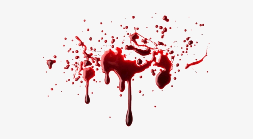 Blood Sparyed On Glass Free Png Download - Blood Splatter Psd, transparent png download