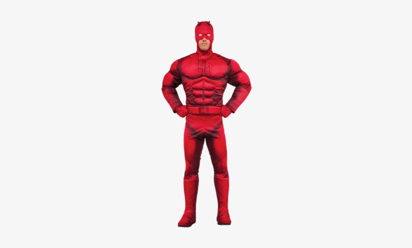 Adult Deluxe Daredevil Costume - Marvel Rubie's Costume Co Men's Universe Daredevil, transparent png download