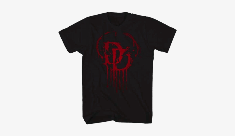 Dripping Daredevil Logo T-shirt - Princeton Tshirt, transparent png download