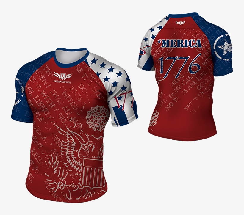 'merica Jersey - Active Shirt, transparent png download