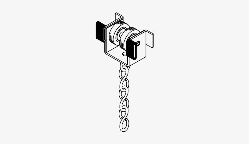906 Ball Bearing Carrier - Rod Desyne Large Ball Bearing Carrier For Curtain Track, transparent png download