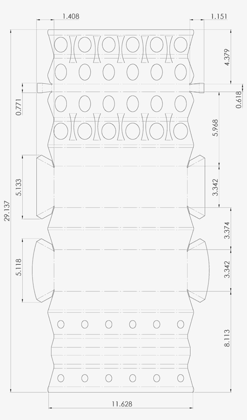 Egg Carton Schematic-02 - Diagram, transparent png download
