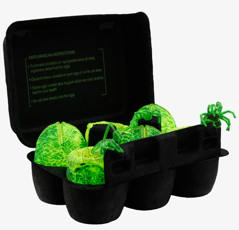 Glow In The Dark Xenomorph Eggs In Carton - Box, transparent png download