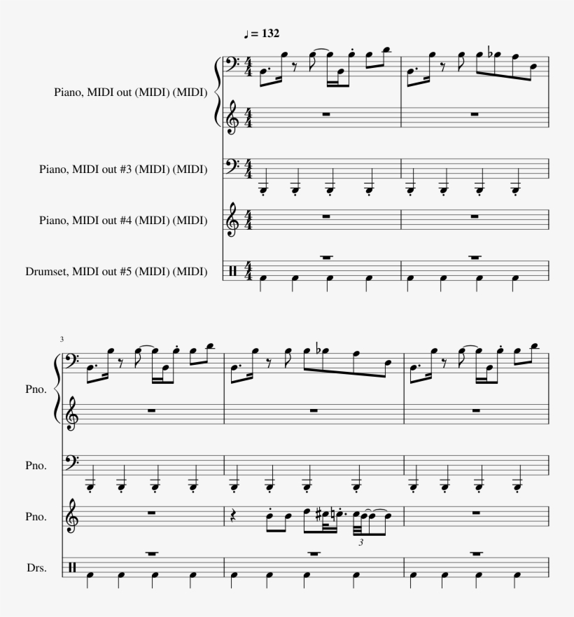 Print - Sheet Music, transparent png download