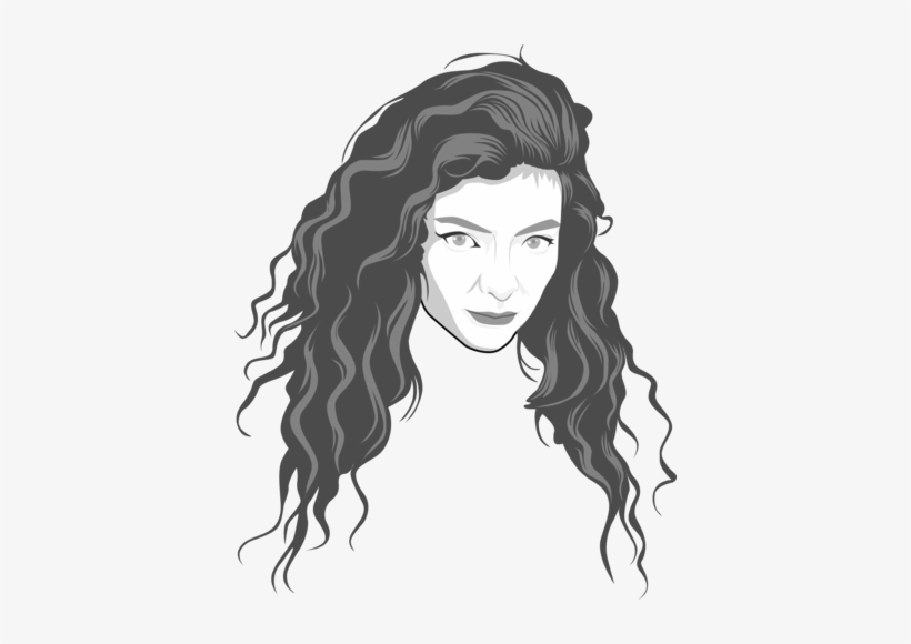 Lorde Queen B Caricate Of Lorde By Thecartoonist - Illustration, transparent png download