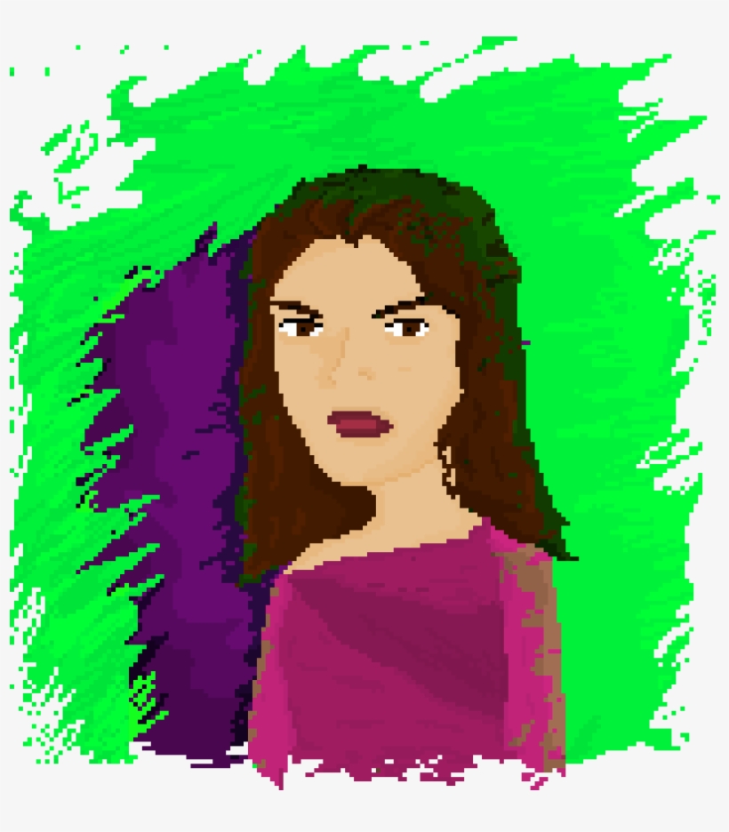 I Drew A Lorde Pixel Art Inspired By "green Light" - French Rugby Federation, transparent png download