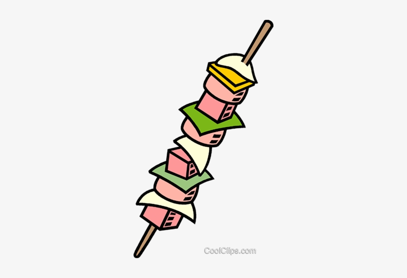 Shish Kebab Royalty Free Vector Clip Art Illustration - Shish Kebab Clipart, transparent png download