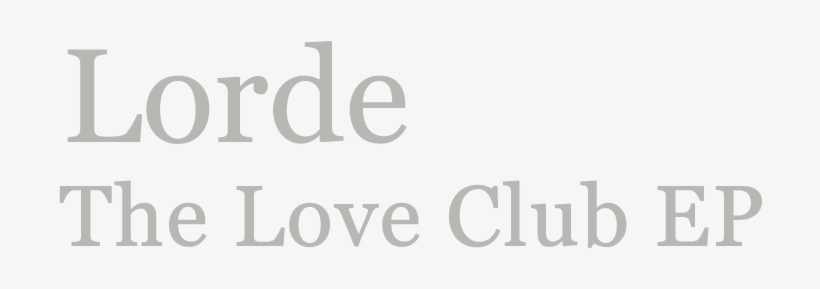 The Love Club Ep Logo - Does Electronegativity Increase From Left To Right, transparent png download