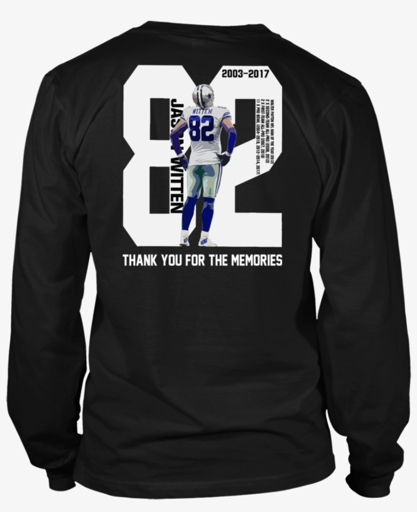 Jason Witten Thank You For The Memories Shirt - Tony Montana Designer Shirt, transparent png download
