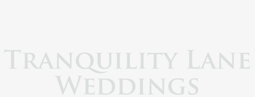 Tranquility Lane Weddings Logo - Tranquility Lane Weddings, transparent png download