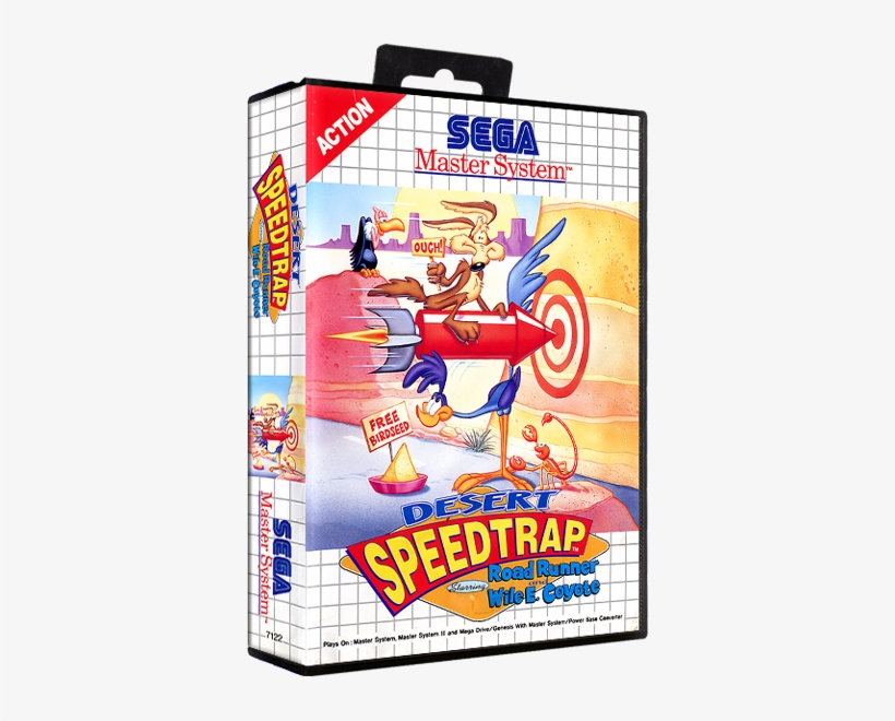 Desert Speedtrap Starring Road Runner And Wile E - Desert Speedtrap (sega Master System), transparent png download