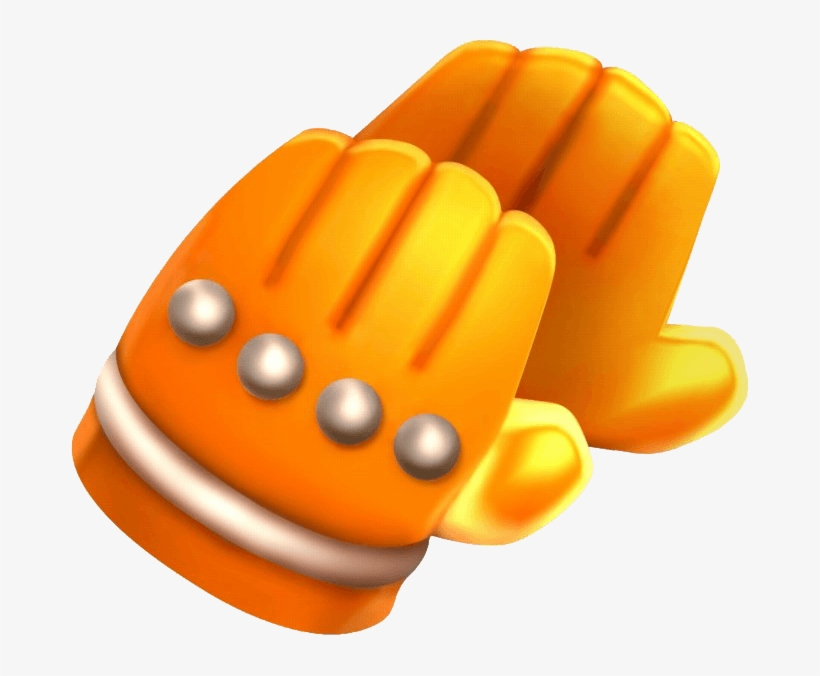 Fire Gloves Fom The Official Artwork Set For The Tri - Fire Glove Zelda Triforce Heroes, transparent png download