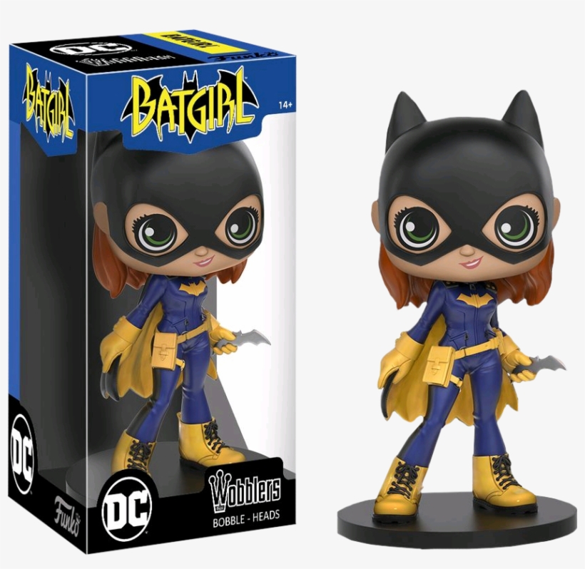 Batgirl Wobbler Bobble Head - Dc Wobblers, transparent png download