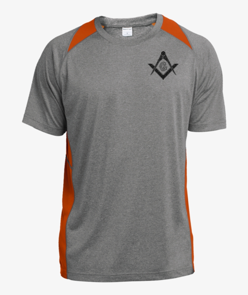 Square & Compass Sport Tek T Shirt - Shirt, transparent png download