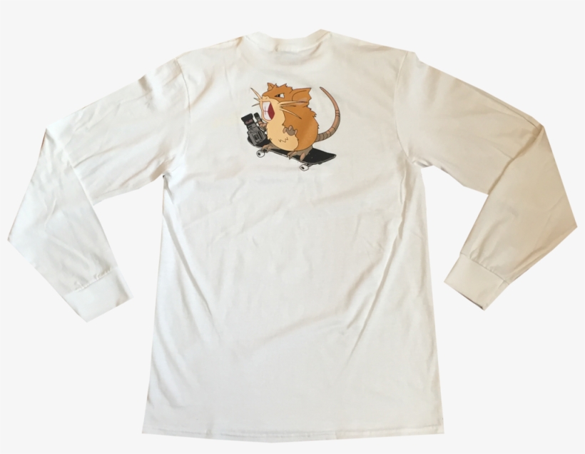 Sk8rats Raticate T-shirt Back - Cozy Cable Knit, transparent png download
