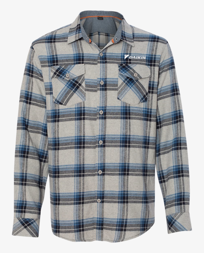 D1201m Men's Yarn-dyed Long Sleeve Flannel Shirt - Shirt, transparent png download
