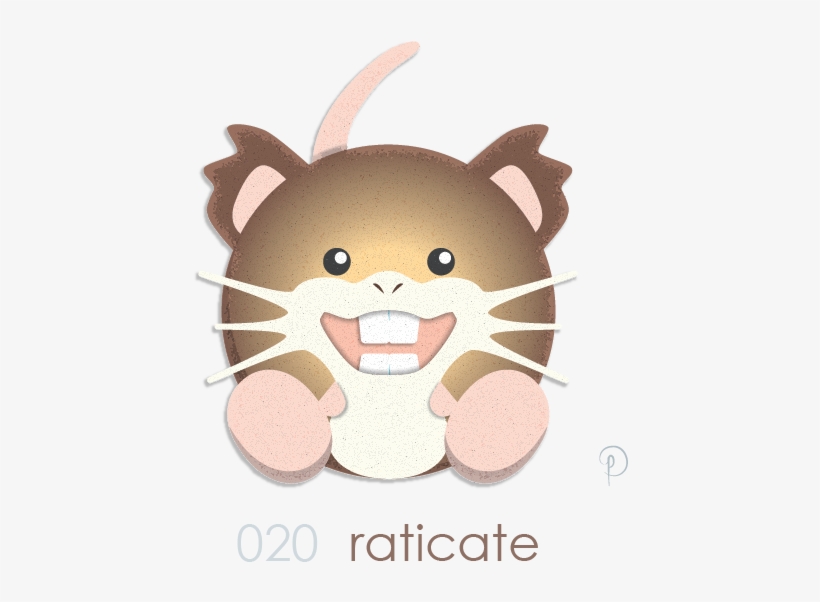 Raticate - Cartoon, transparent png download