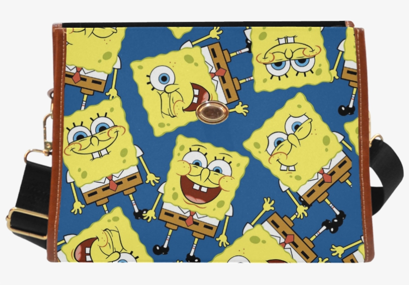 Psylocke Waterproof Business Brief Case Canvas Handbag - Sponge Bob, transparent png download