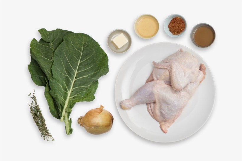 Spiced Roast Chicken & Collard Greens With Maple Butter - Maple Butter, transparent png download