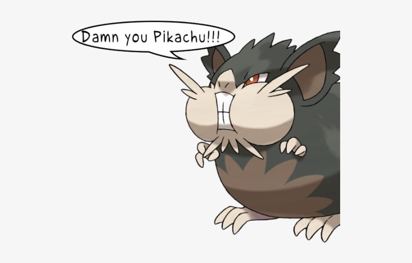 A Deal With Giratina - Pokemon Raticate, transparent png download