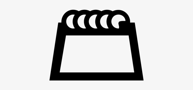 Blank Page With Spring On Top Border Vector, transparent png download