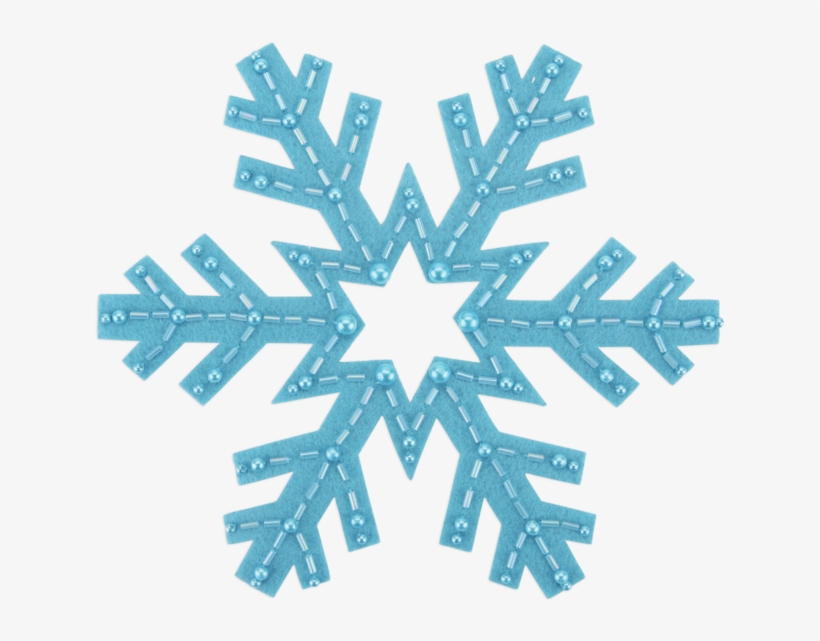 Blue Snowflake Png - Snowflake, transparent png download