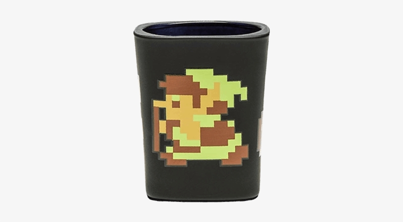 Legend Of Zelda Retro 8 Bit Shot Glass- Holds 2 Oz, transparent png download
