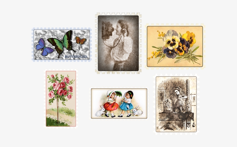 Scrapbook, Scrapbooking, Elements, Cut-outs, Stamps - Postage Stamp, transparent png download