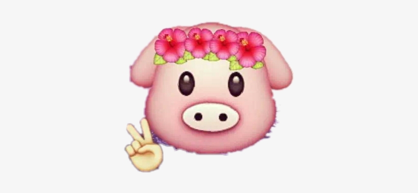 Report Abuse - Pig Emoji, transparent png download