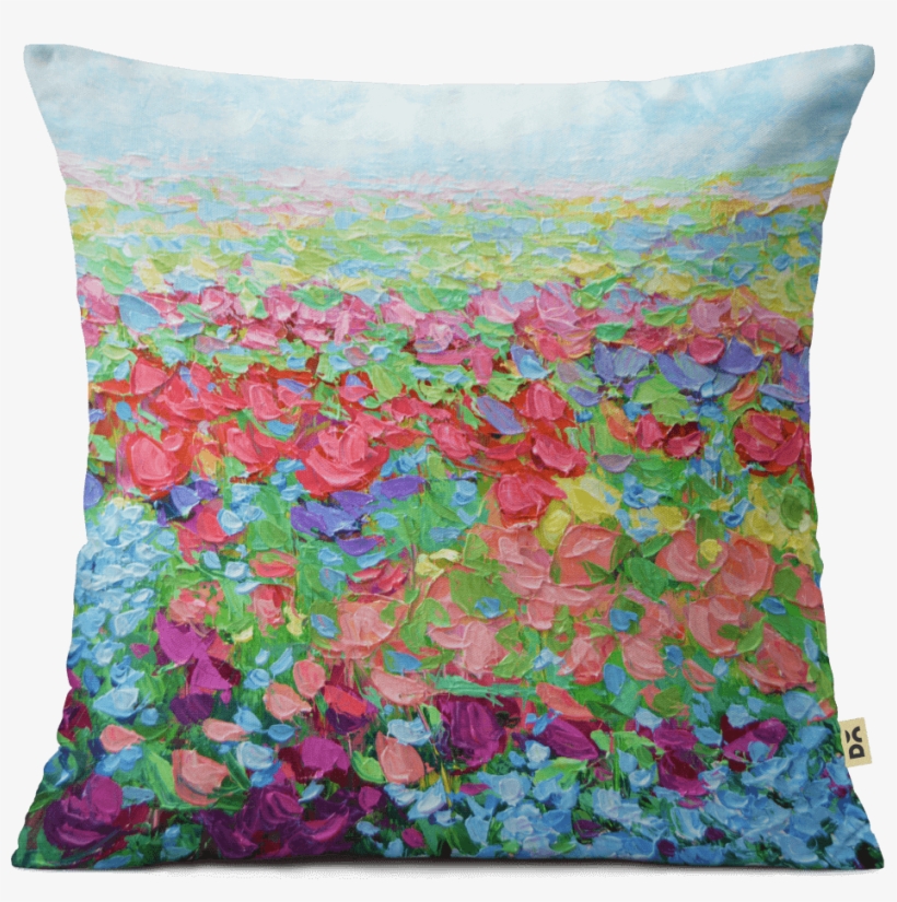 Dailyobjects Blue Bonnet Highland 18" Cushion Cover - Bluebonnet, transparent png download