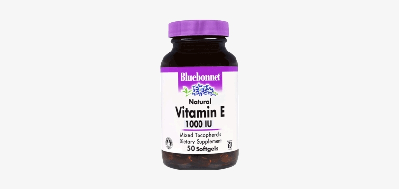 Bluebonnet Vitamin E (50 Softgels) - Bluebonnet Nutrition Vitamins - Natural Vitamin E 400, transparent png download