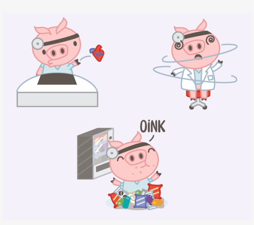 Lindsey - Io - Dr Piggers - Stickerly - Emoji - Cartoon, transparent png download