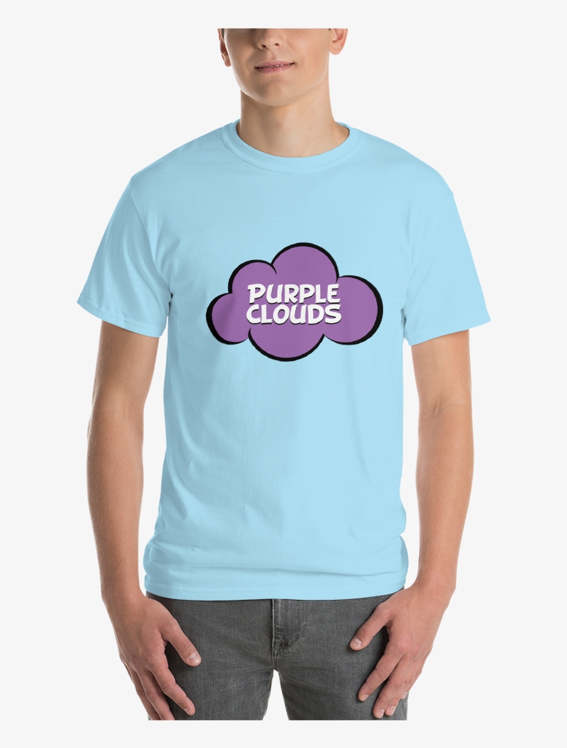 Image Of Purple Clouds T-shirt - Shirt, transparent png download