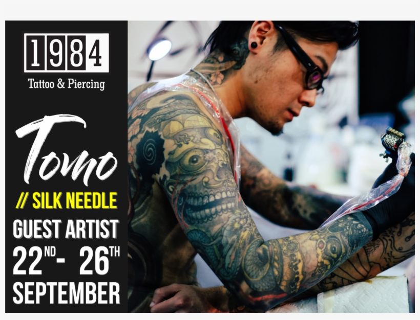1984 Tattoo Studio On Twitter - Tomo Silk Needle, transparent png download