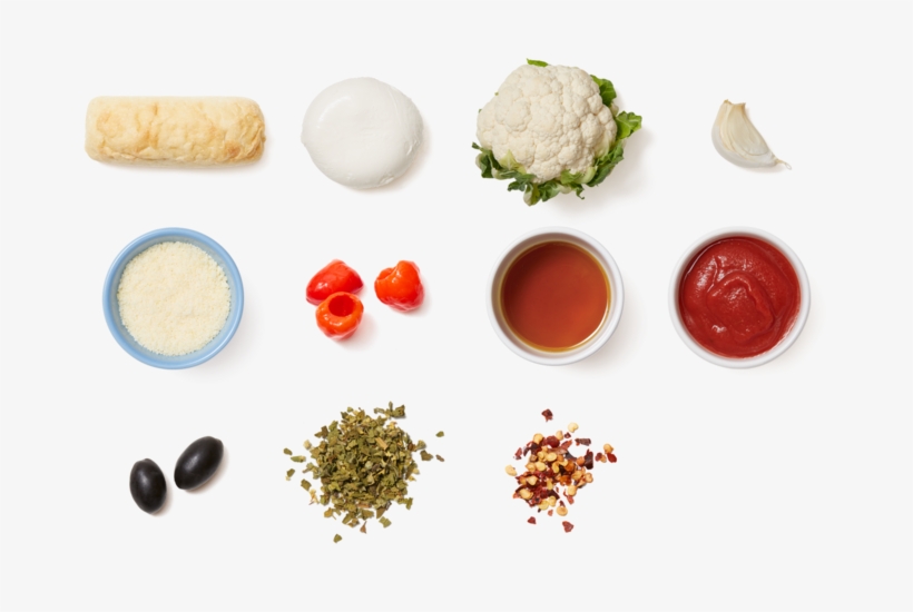 French Bread-style Pizzas With Hot Honey Roasted Cauliflower - Pizza, transparent png download