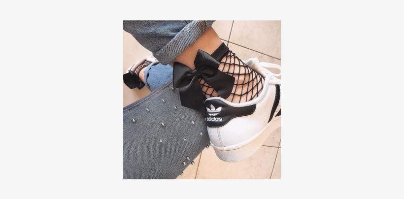 Piper's Fishnet Ankle Socks - Calze A Rete Con Fiocco, transparent png download