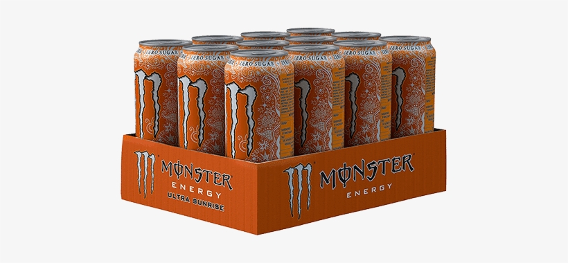 Monster Ultra Sunrise Energy Drink, 12 X 500 Ml - Monster Energy, transparent png download
