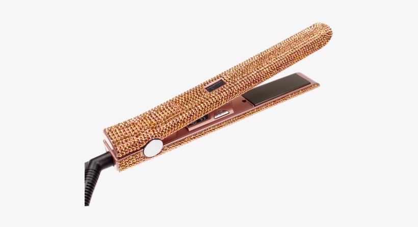 Glam Doll Hair Collection Flat Iron Covered In Am Swarovski - Strap, transparent png download