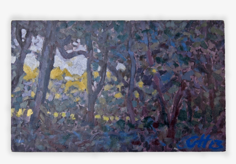 George Haynes Winter Trees - Modern Art, transparent png download