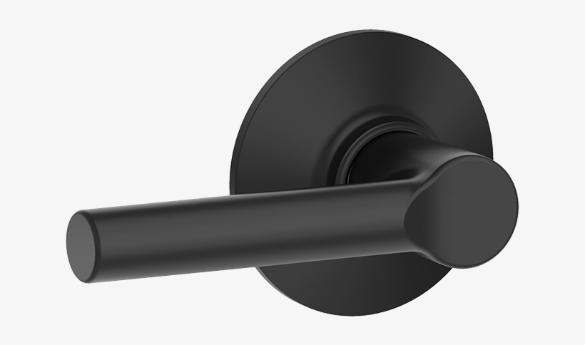 Matte Black Finish - Schlage Bowery Matte Black, transparent png download