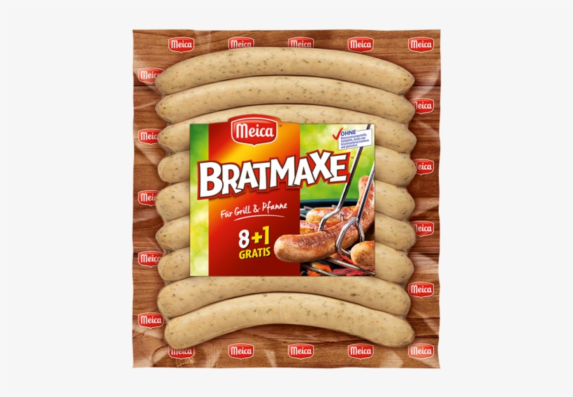 Bratmaxe 8 1 Sausages - Bratmaxe Meica, transparent png download