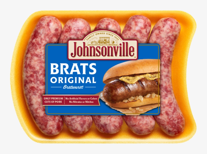 Original Brats - Johnsonville Brats, transparent png download