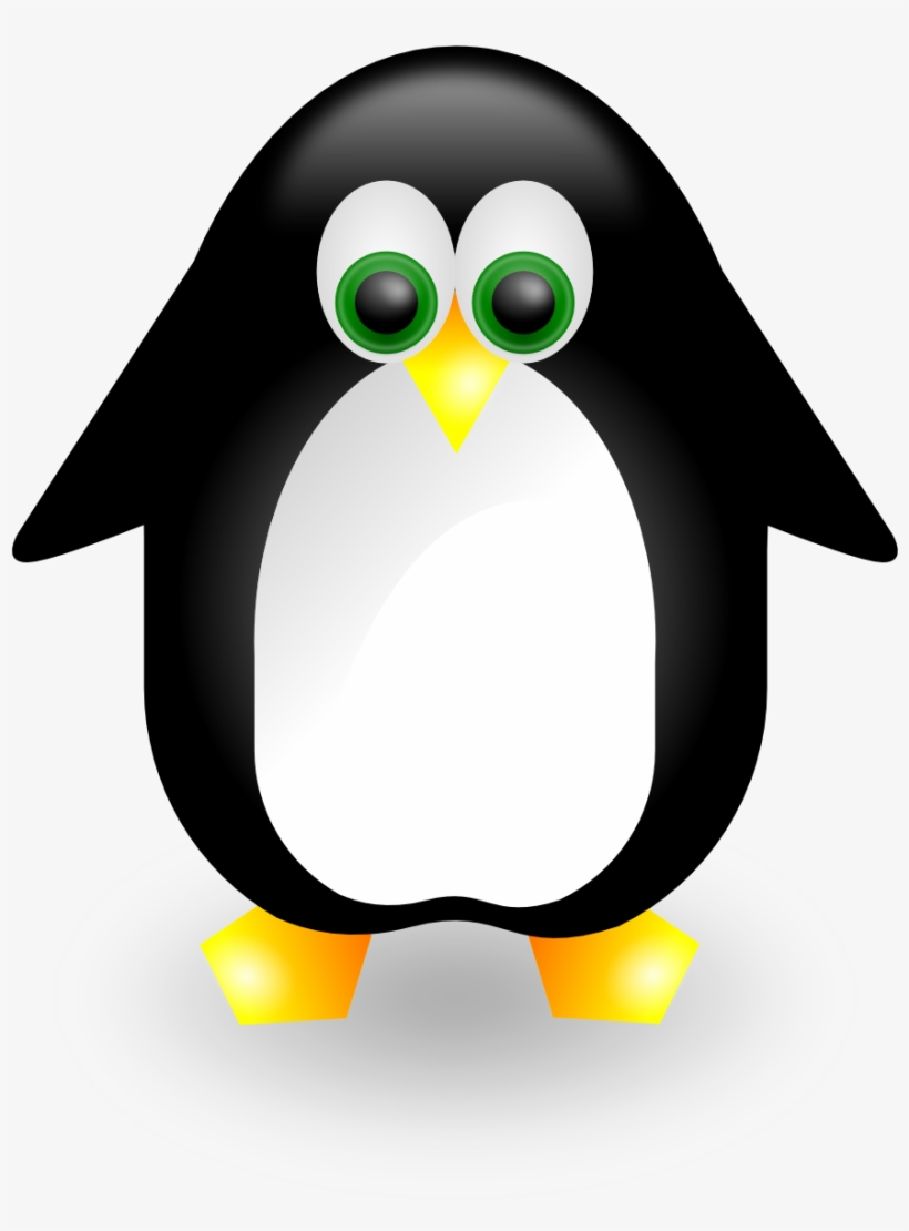 Clipartist Net Clip Art Penguin 2 Linux Svg - นก เพนกวิน น่า รัก, transparent png download